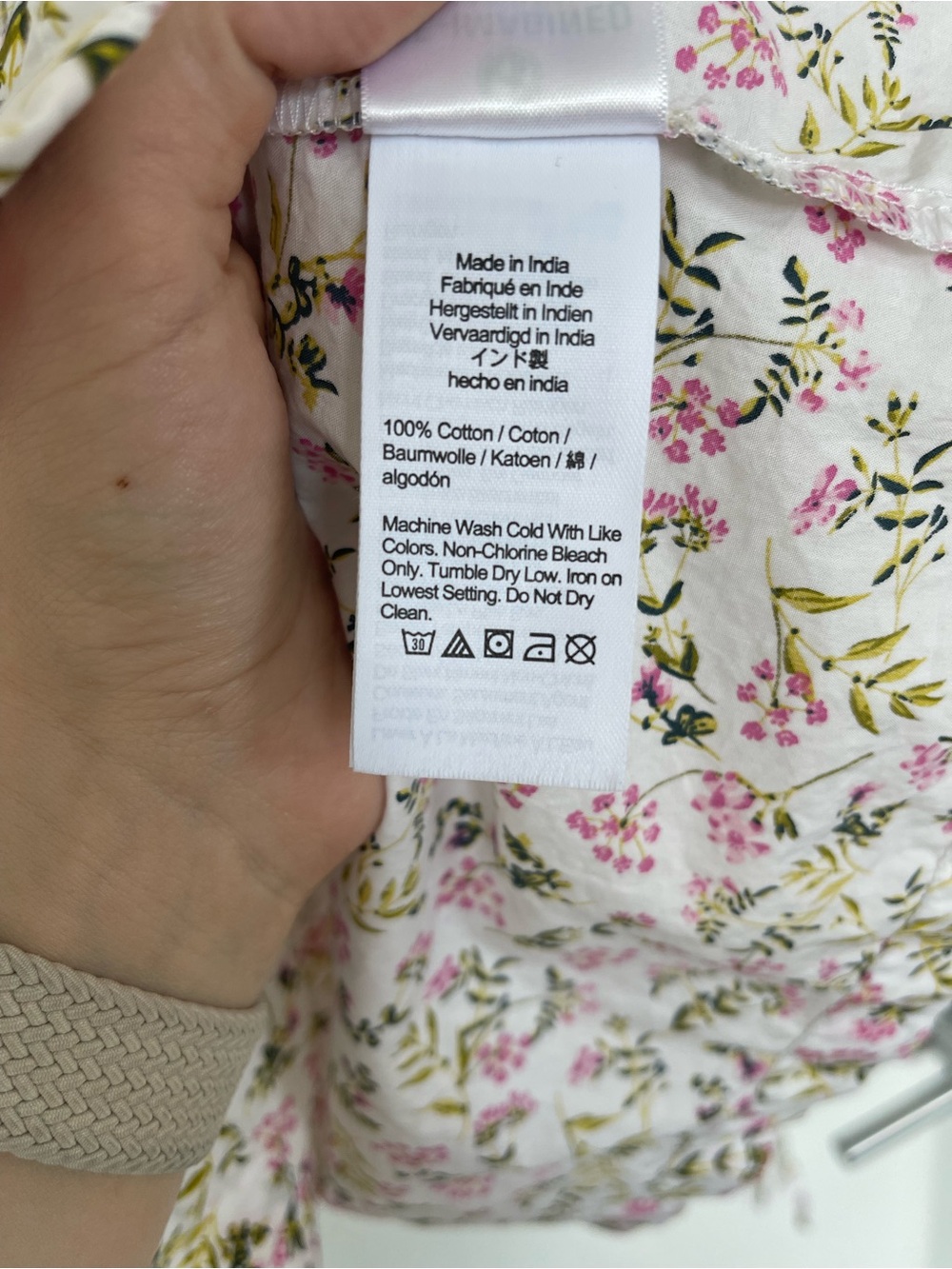 J. Crew Floral Poplin Cotton Blouse - Picture 5 of 8